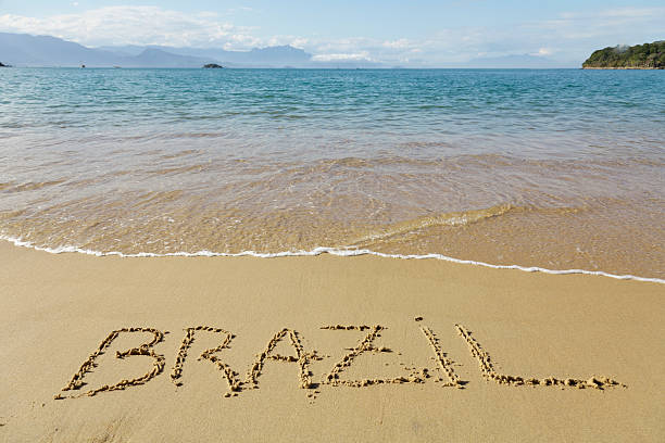 Tropical coastline of Brazil